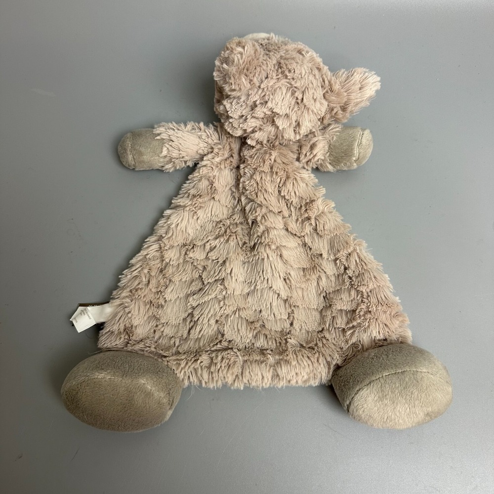 Demdaco Llama Lovey Security Blanket Tan Taupe Plush Stuffed Animal Toy 13in - Picture 5 of 5